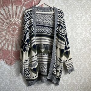 5/$30 Charlotte Russe Oversized Cardigan Navy Olive M